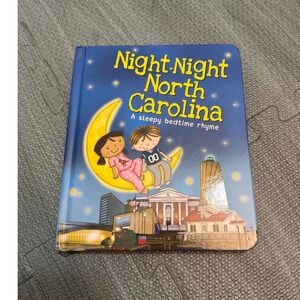 Night-Night North Carolina Board Book Katherine Sully Bedtime Rhyme Kids NC Gift